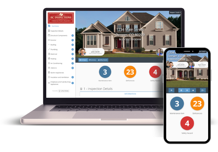 Our Spectora reports can be viewed on any device!